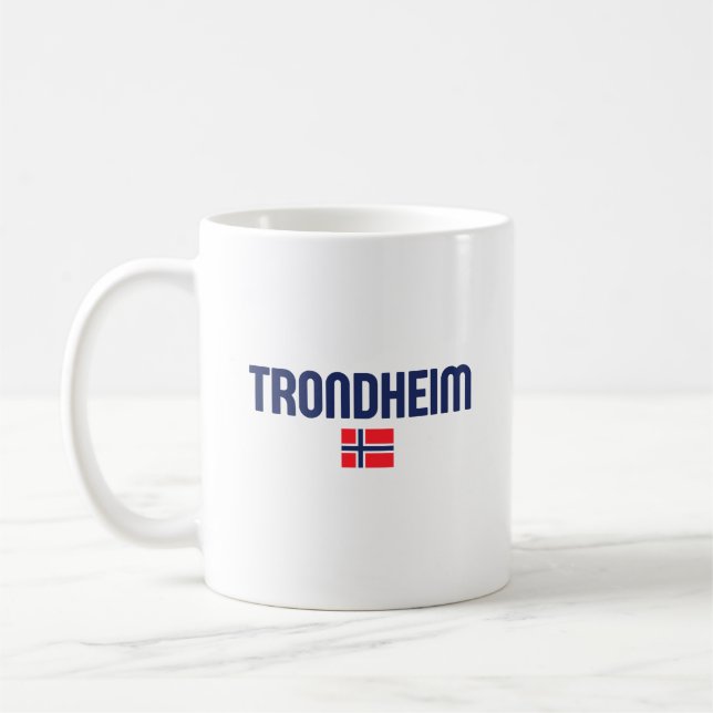 TRONDHEIM Norwegen Kaffeetasse (Links)