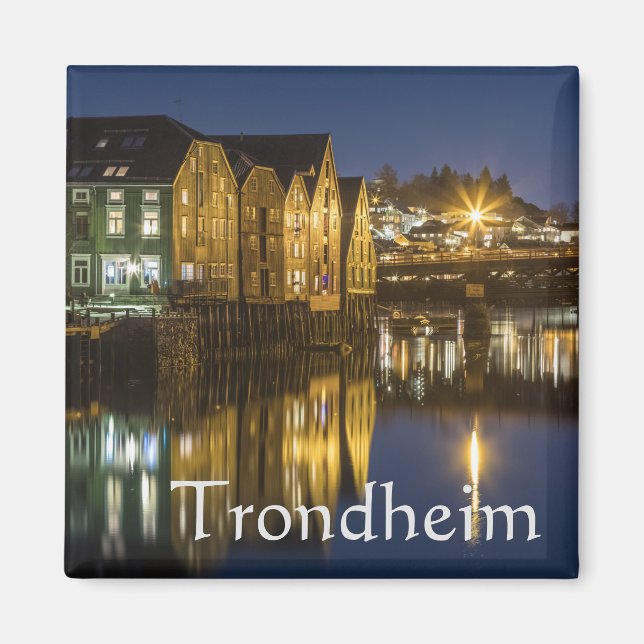 Trondheim Norwegen Magnet (Vorne)