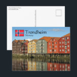 Trondheim Norwegen Postcard Postkarte<br><div class="desc">Reisen Foto der Stadt Trondheim in Norwegen,  Skandinavien. Foto © Sebastian Wurm.</div>