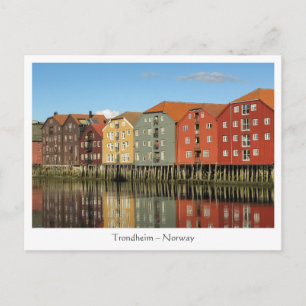 Trondheim Norwegen Postkarte