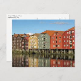 Trondheim Norwegen Postkarte