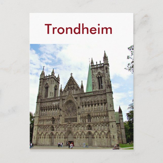 Trondheim, Norwegen Postkarte (Vorderseite)