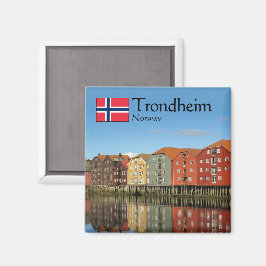 Trondheim Norwegen Souvenir Magnet