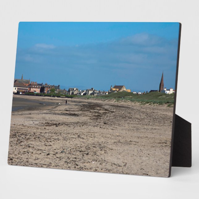 Troon Beach Scotland Postcard Poster Fotoplatte (Seite)
