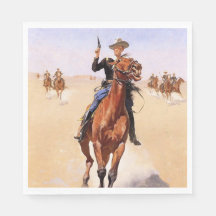 Trooper der Ebenen (Cowboy-Pferdereiter)