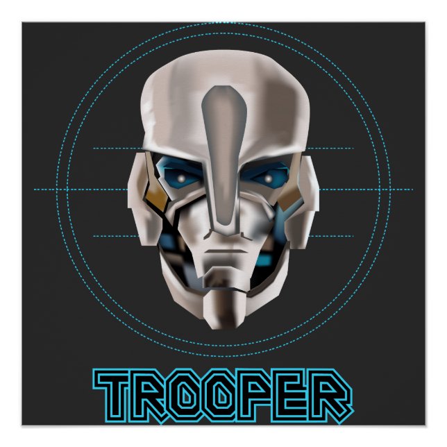 Trooper-E-Sport-Zeichen Poster (Vorderseite)