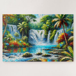 TROP[ICAL FALLS JIGSAW PUZZLE - LANDSCAPE SERIEN