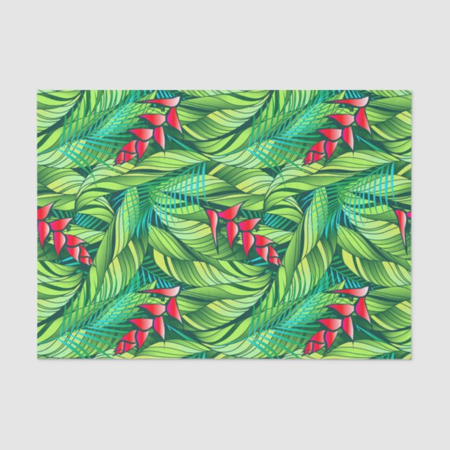 Tropenblüte Seidenpapier (Vorderseite)