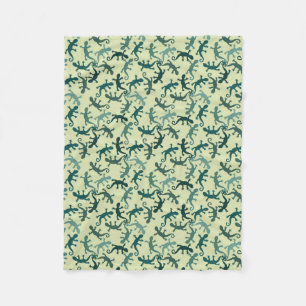 Tropenechse Fleecedecke