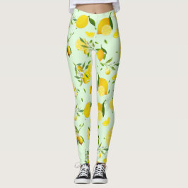 Tropenfarbene Zitrusfrüchte SOMMER Orangenlemon Sl Leggings