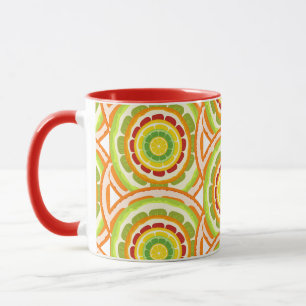 Tropenfarbene Zitrusfrüchte SOMMER Orangenlemon Sl Tasse