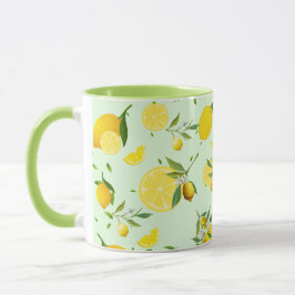 Tropenfarbene Zitrusfrüchte SOMMER Orangenlemon Sl Tasse