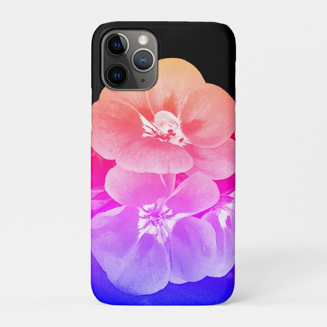 Tropenfloral Case-Mate iPhone Hülle (Rückseite)