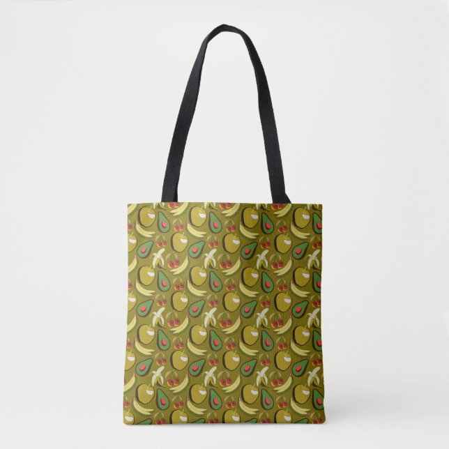Tropenfrucht nahtlos gelb (Vorderseite)
