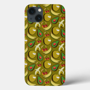 Tropenfrucht nahtlos gelb Case-Mate iPhone hülle
