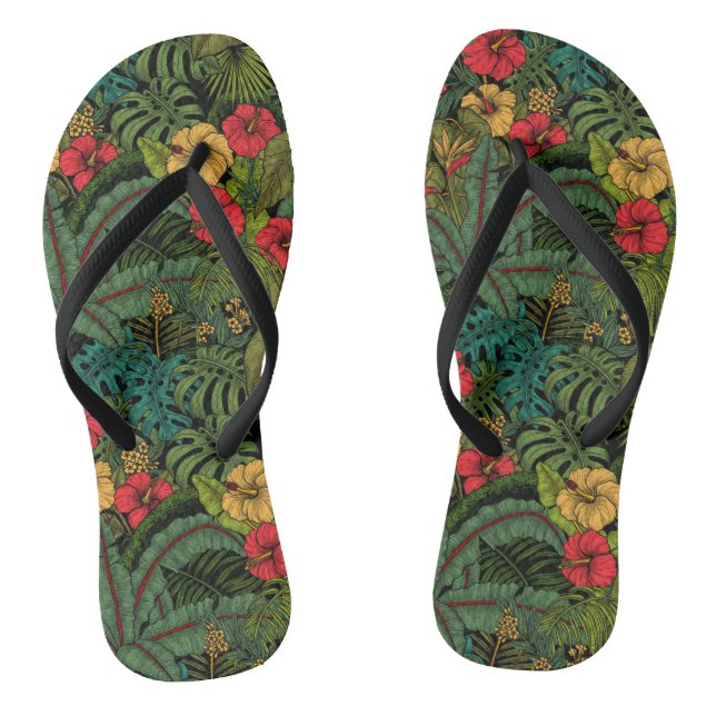 Tropengarten Flip Flops (Fußbett)