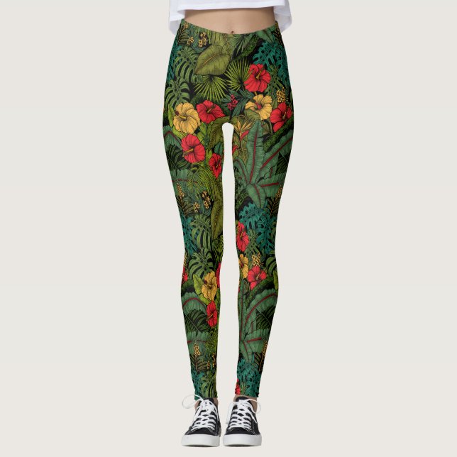 Tropengarten Leggings (Vorderseite)