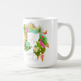 Tropengarten Monogram White Kaffeetasse