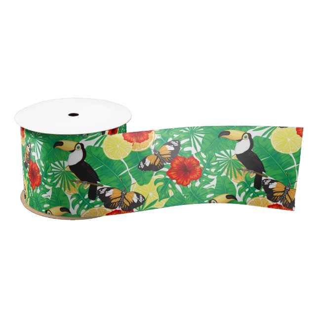 Tropengarten Satinband (Spule)
