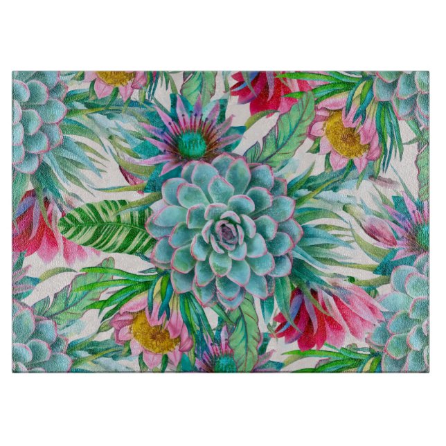 Tropengarten Schneidebrett (Vorderseite)