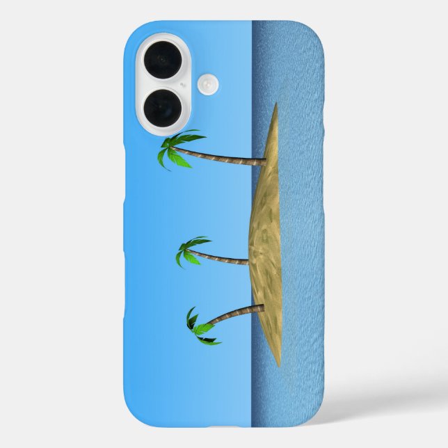 Tropeninsel Case-Mate iPhone Hülle (Rückseite)