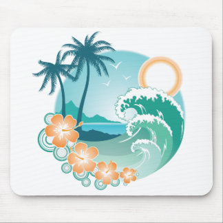 Tropeninsel Mousepad