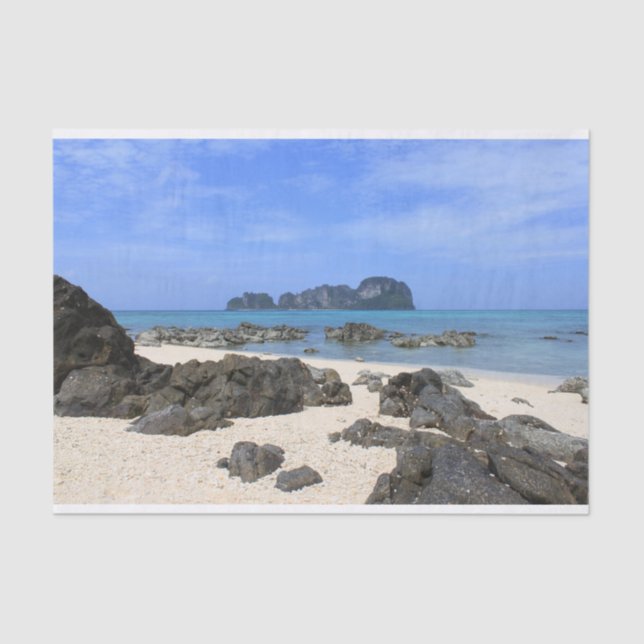 Tropeninsel Seidenpapier (Vorderseite)