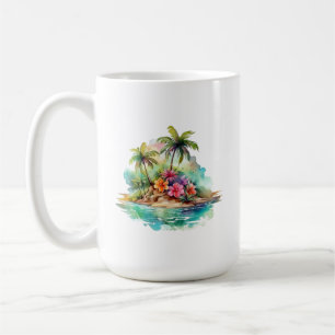 Tropeninsel-Tasse Kaffeetasse