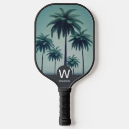 Tropenmonogramm Pickleball Schläger