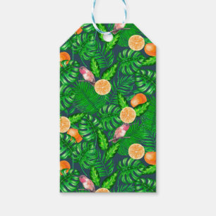 Tropenmuster, Kolibris Geschenkanhänger