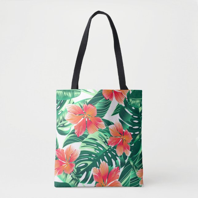 Tropenorangefarbener Hibiskus (Vorderseite)