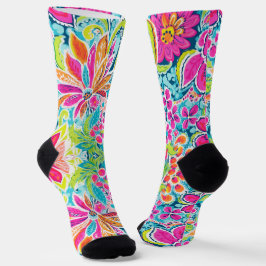Tropenpaisley Socken