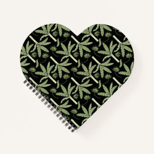 Tropenpalmen nahtlos notizbuch