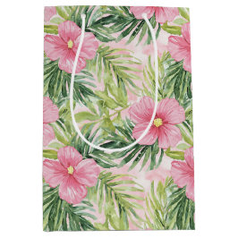 Tropenrosa Blume Brautparty Mittlere Geschenktüte