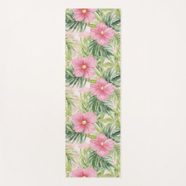 Tropenrosa Blume Yogamatte