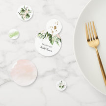 Tropenrosa Blumentisch