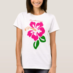 Tropenrosa Hibiskus Blume Thunder_Cove T-Shirt