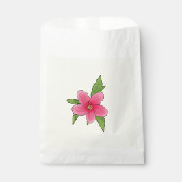 Tropenrosa Hibiskus Geburtstagsparty begünstigen T Geschenktütchen