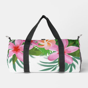 Tropenrosa Plumeria Duffle Bag
