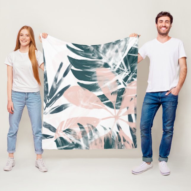 Tropenrot Fleecedecke (Beispiel)