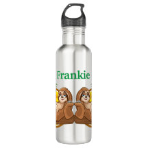 Tropenschleifen Wasserflasche aus Edelstahl