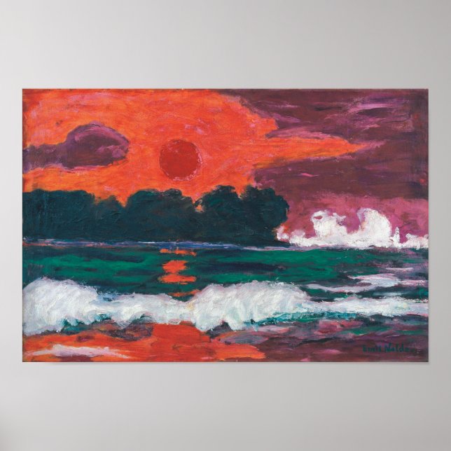 Tropensonne | Emil Nolde | Poster (Vorne)