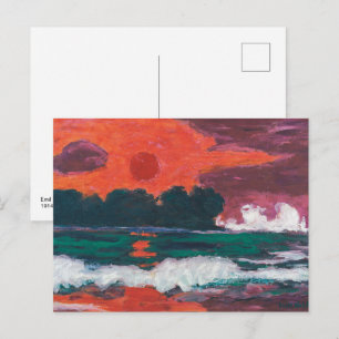 Tropensonne Emil Nolde Postkarte