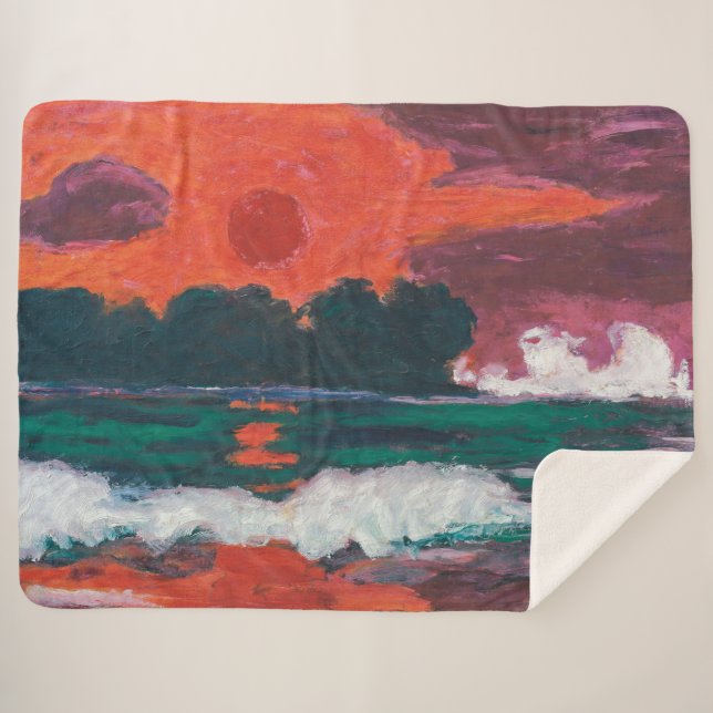 Tropensonne | Emil Nolde | Sherpadecke (Vorderseite (Horizontal))