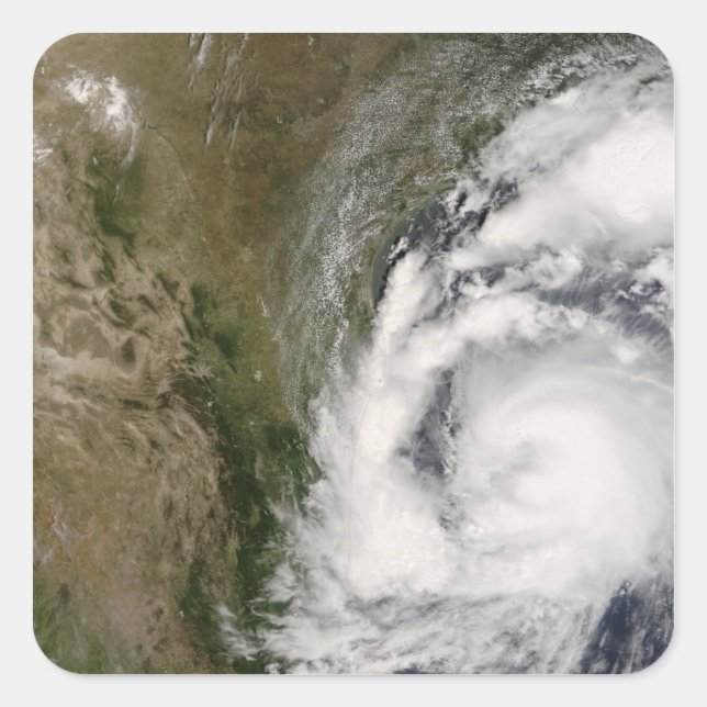 Tropensturm Dolly Quadratischer Aufkleber (Vorderseite)