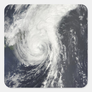 Tropensturm Krovanh Quadratischer Aufkleber
