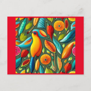 Tropenvogel Postkarte