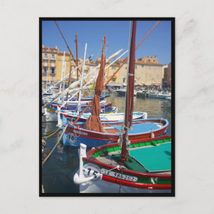 Tropez Segelboote Postkarte