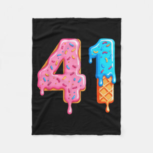 Tropf 41 Meme Cool Baseball-Stil Nummer Einundvier Fleecedecke