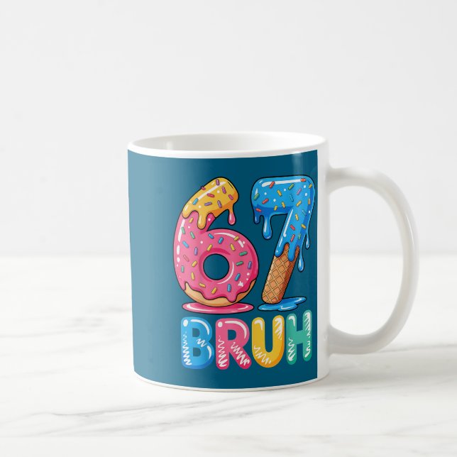 Tropf Bruh Creme Sechs 67 Sieben Eis Kaffeetasse (Rechts)